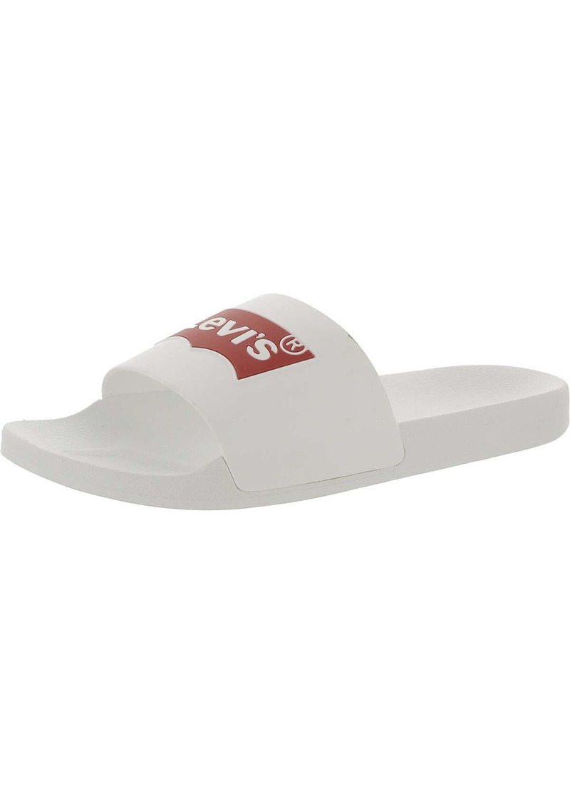 Levi's Batwing Mens Logo Flat Pool Slides