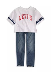 Levi's Girl's High-Rise Straight-Leg Jeans