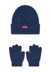 Levi's knitted beanie & gloves set