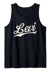 Levi's Levi Name Retro Vintage Levi Given Name Distressed Tank Top