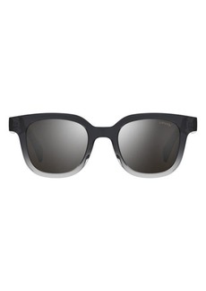 levi's 47mm Mirrored Rectangular Sunglasses