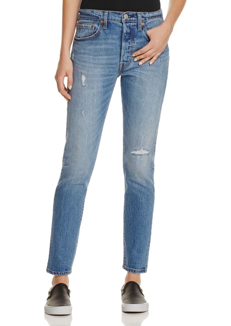 levi's 501 skinny jeans post modern blues