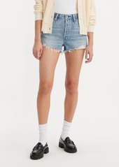 levi's 501 Original High Waist Cutoff Denim Shorts