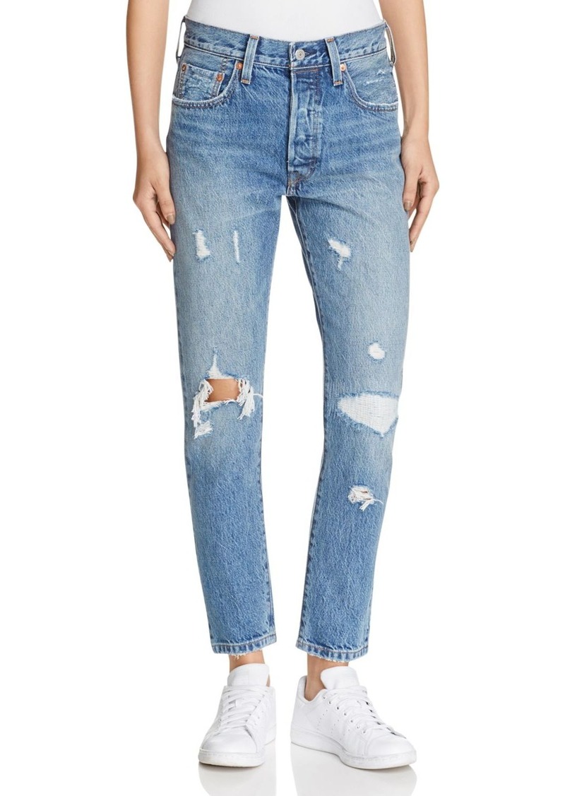 501 selvedge skinny jeans
