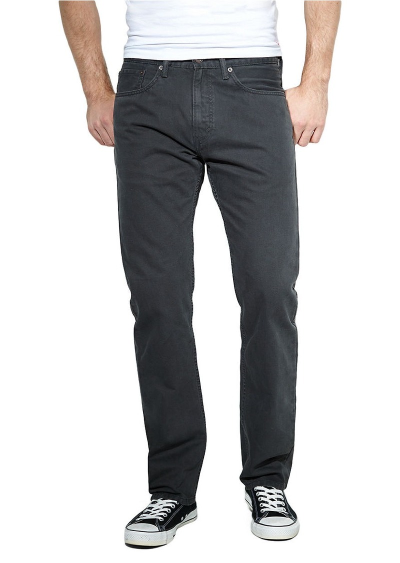 On Sale today! Levi&#39;s LEVI&#39;S 505 Regular Fit Graphite Twill Jeans