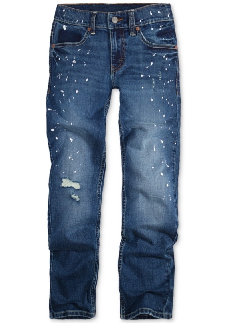 levi's 511 distressed jeans