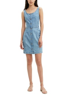 levi's lmc denim trouser dress