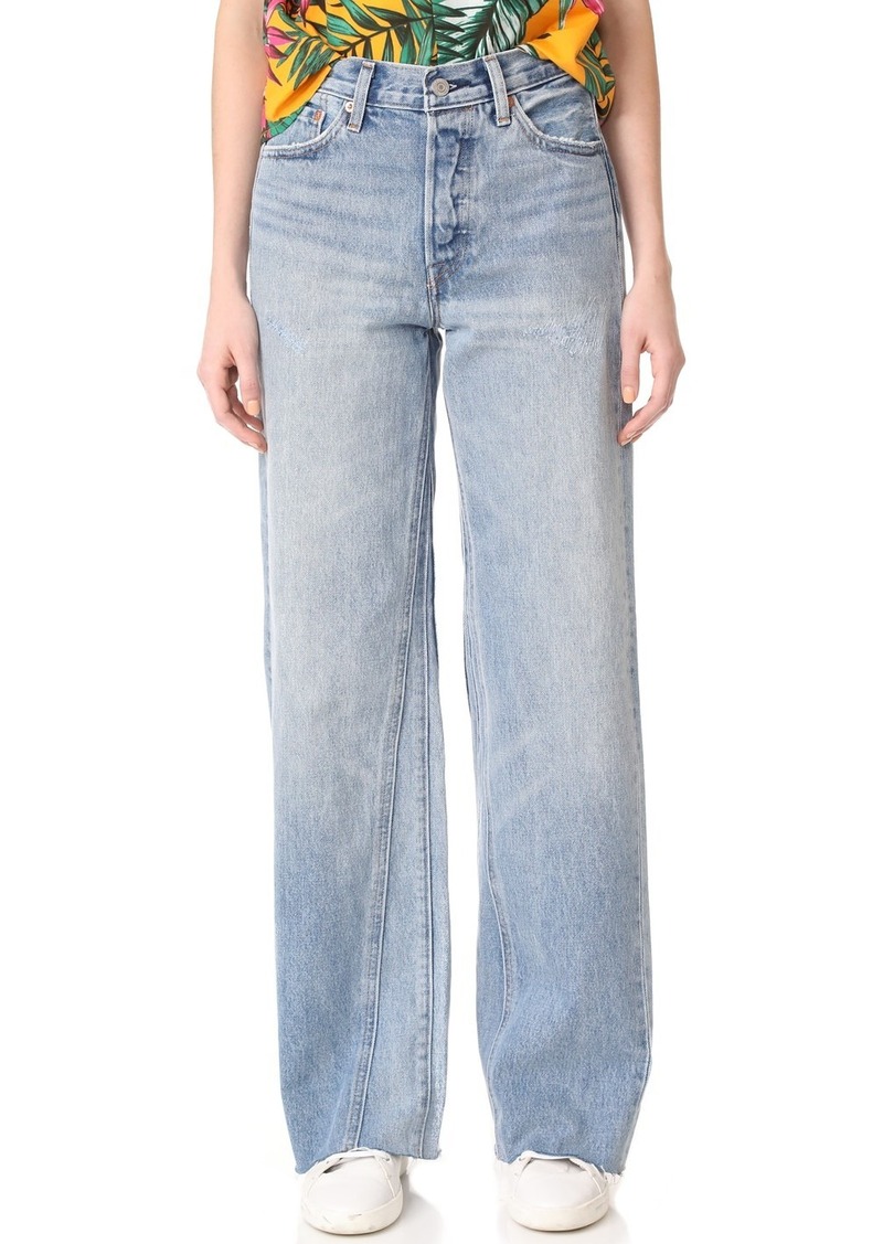 levi's vintage wide leg jeans