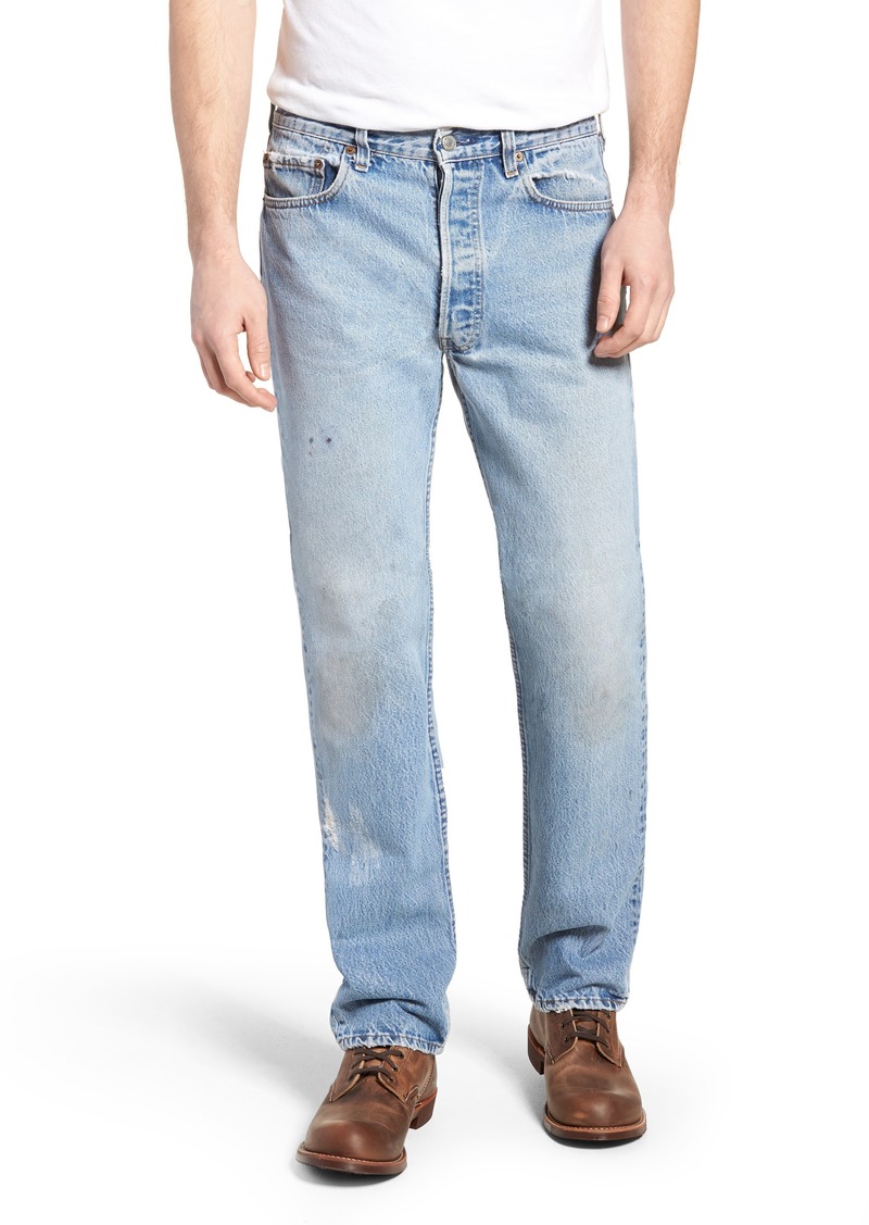 schuintrekken ijs Nautisch Levi's Levi's® Authorized Vintage 501™ Straight Leg Jeans (AV Blue) | Jeans