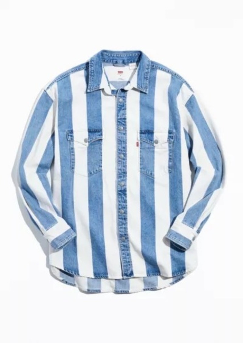 oversize barstow western shirt