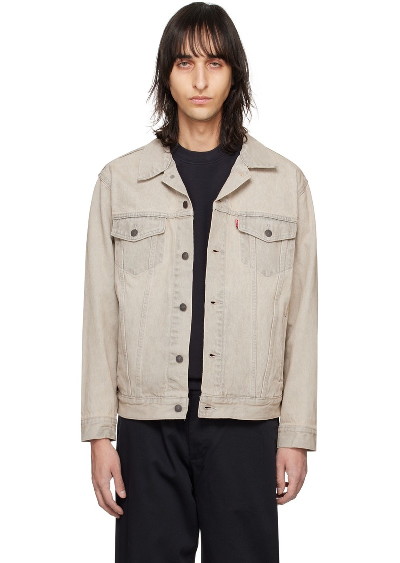 Levi's Beige Trucker Denim Jacket