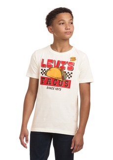 Levi's Big Boys Fresh Hot Tacos Tee - Levis Egret