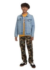 Levi's Levis Big Boys Trucker Jacket Collegiate Tee Traditional Cargo Pants Collection