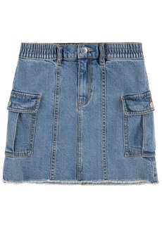 Levi's Big Girls Cargo Skirt - Medium Blue Wash