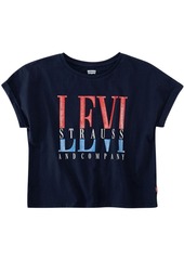Levi's Little Big Girls Cropped Logo T-shirt