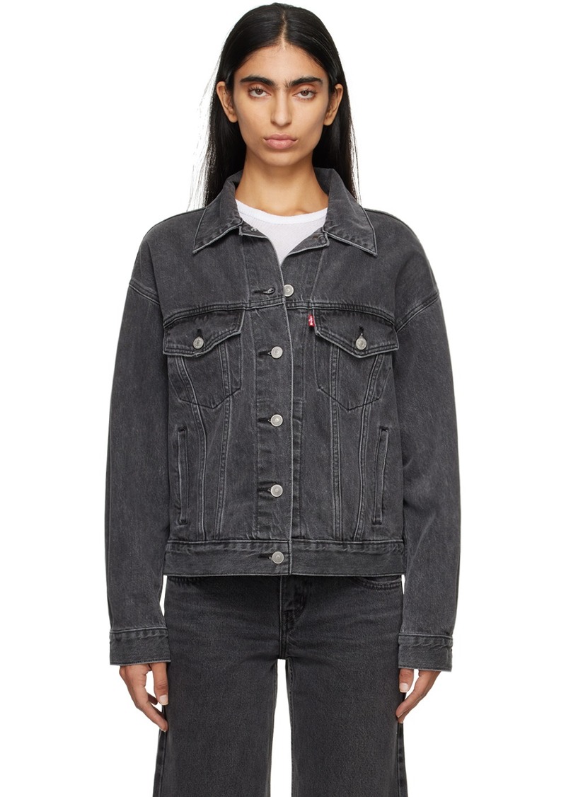 Levi's Black 90s Denim Trucker Jacket