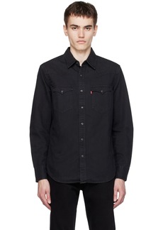 Levi's Black Classic Western Denim Shirt
