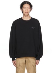 Levi's Black Embroidered Sweatshirt