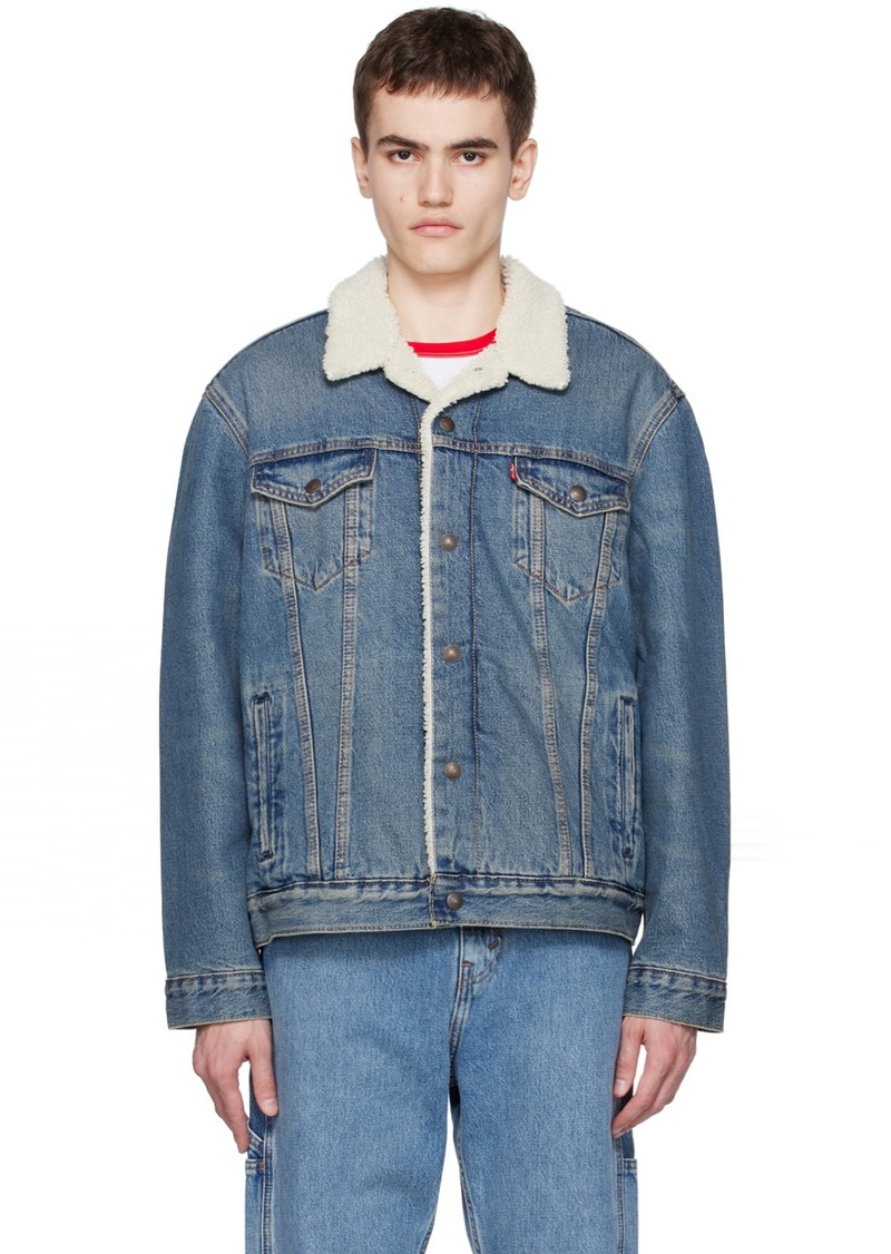 Levi's Blue Button Denim Jacket