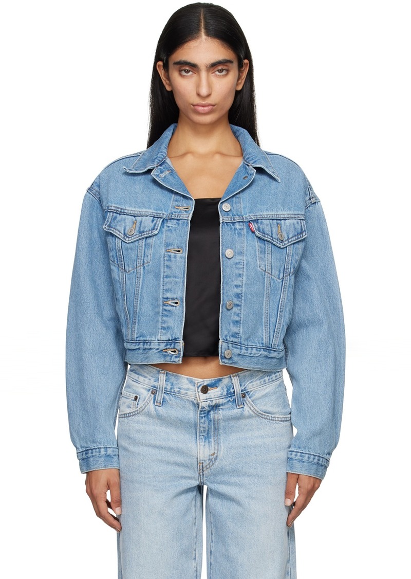 Levi's Blue Shrunken '90s Denim Trucker Jacket