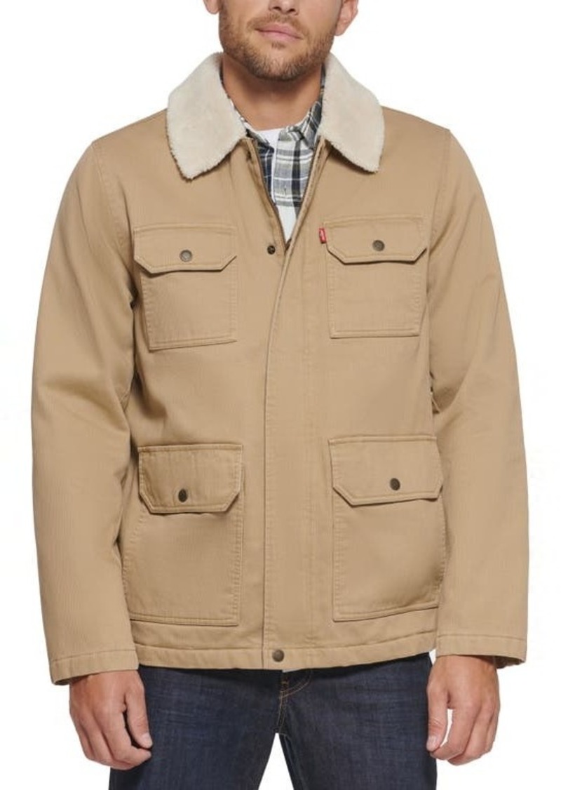 levi's Corduroy High Pile Fleece Collar Field Coat