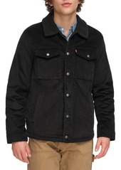 levi's Corduroy High Pile Fleece Lined Trucker Shacket