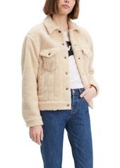 Levi's Women's Cotton Fleece Trucker Jacket