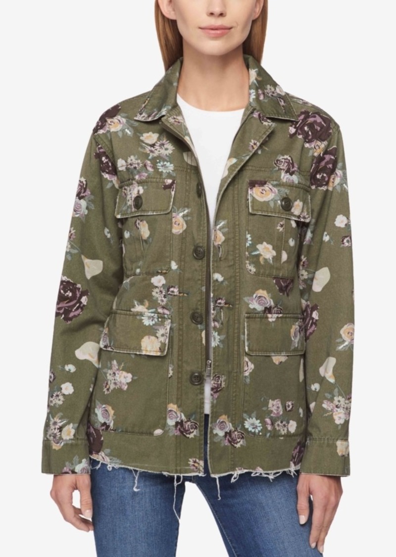 Levi's Cotton Floral-Print Utility Jacket