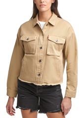 Levi's Cropped Cotton Utility Jacket