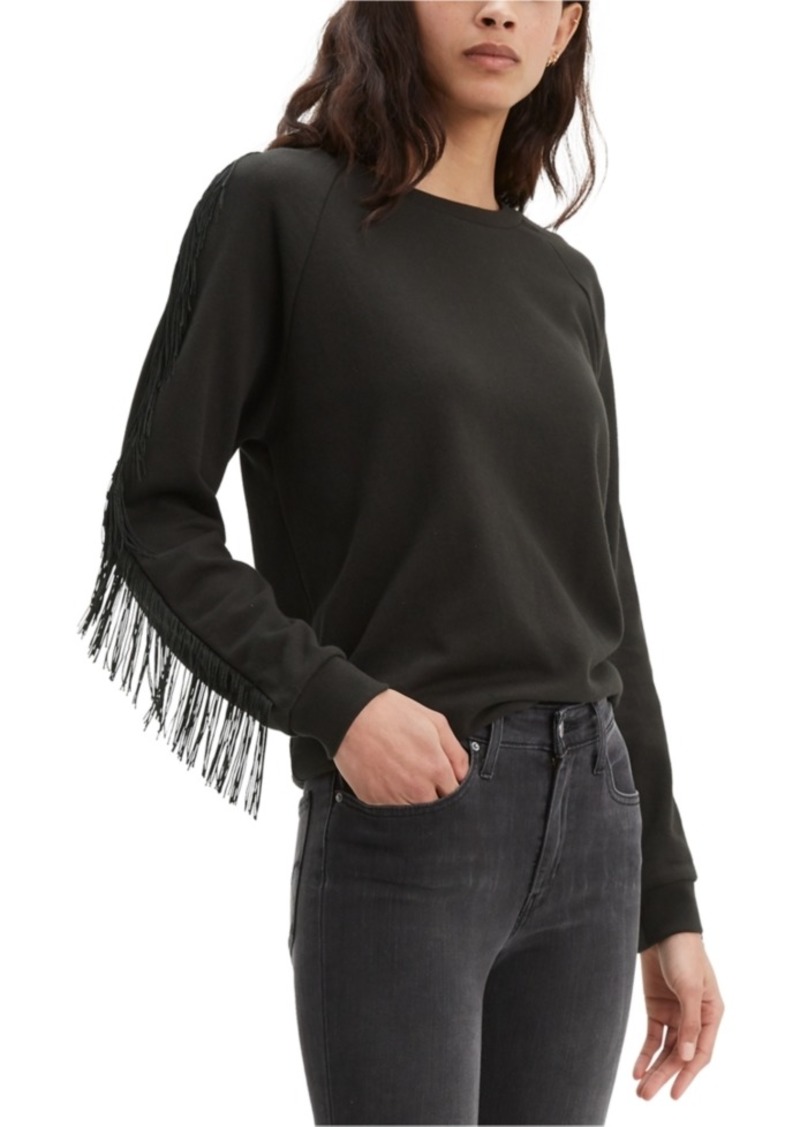 Levi's Fringed Crewneck Sweatshirt