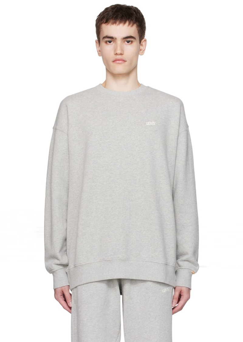 Levi's Gray Crewneck Sweatshirt