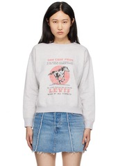 Levi's Gray Graphic Sweatshirt