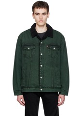 Levi's Green Button Denim Jacket