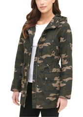 Levi's Women's Printed Cotton Hooded Jacket