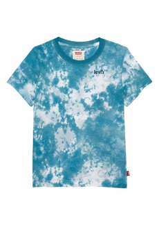 levi's Kids' Tie Dye Organic Cotton T-Shirt in Brittany Blue at Nordstrom