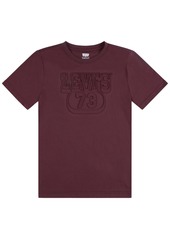 Levi's Little Boys Embossed Tee - Chocolate