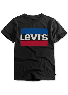 Levi's Little Boys Graphic-Print Crewneck T-Shirt - Black