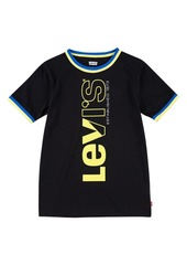 Levi's Logo Big Boys Ringer T-shirt