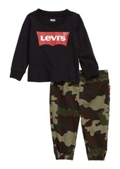 Levi's® Logo T-Shirt & Camo Joggers Set (Baby)