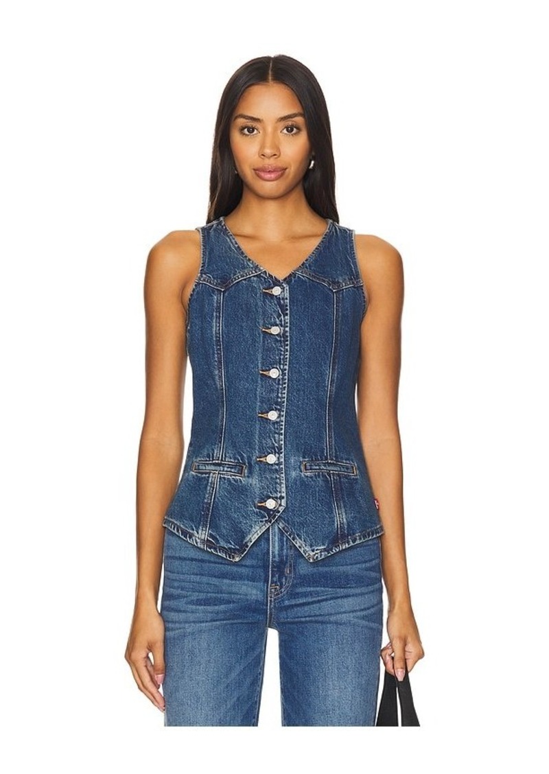 LEVI'S Longline Denim Vest