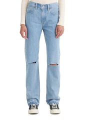 Levi's Low Pro Classic Straight-Leg High Rise Jeans - Sweet Stonewash