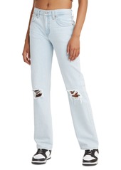 Levi's Low Pro Classic Straight-Leg High Rise Jeans - No Words