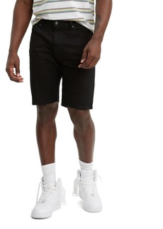 Levi's Men's 505 Regular Fit Shorts Black-Stretch-Amazon Exclusive