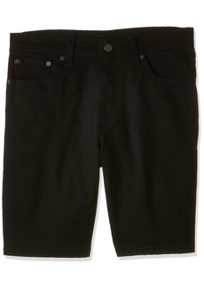 Levi's Men's 505 Regular Fit Shorts (New) Black-Stretch-Amazon Exclusive