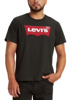 Levi's Men's Graphic Logo Batwing Short Sleeve T-shirt - Black