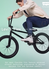 Levi's Men's Big & Tall 502 Flex Taper Stretch Jeans - Crying Sky