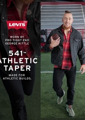 Levi's Men's Big & Tall 541 Athletic Fit Stretch Jeans - Cleaner