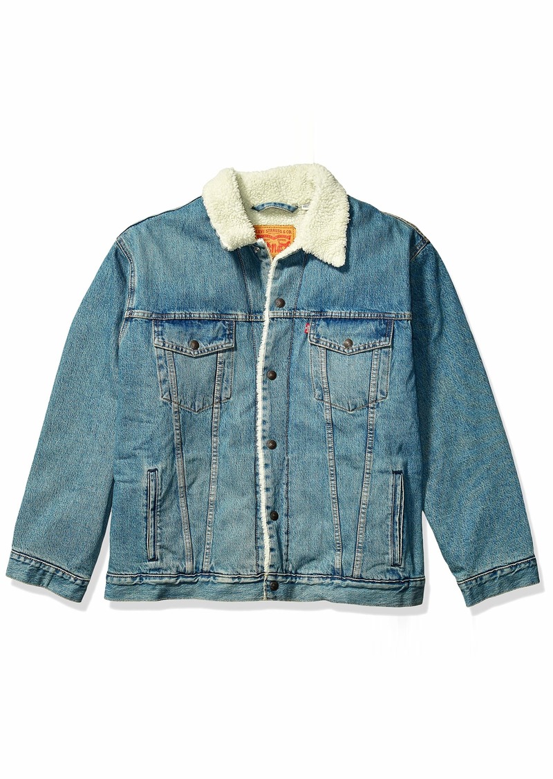 Levi's Levi's Men's Big & Tall Sherpa Trucker Jacket-Big Special Sauce  2X-Large | Outerwear