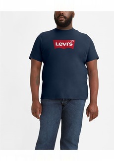 Levi's Men's Big and Tall Graphic Crewneck T-shirt - Dress Blues