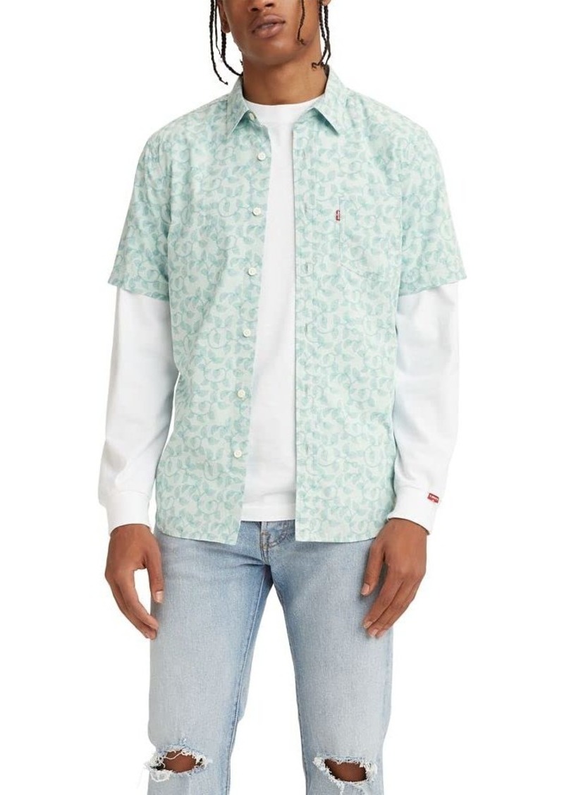 Levi's Men's Classic 1 Pocket Short Sleeve Button Up Shirt (New)